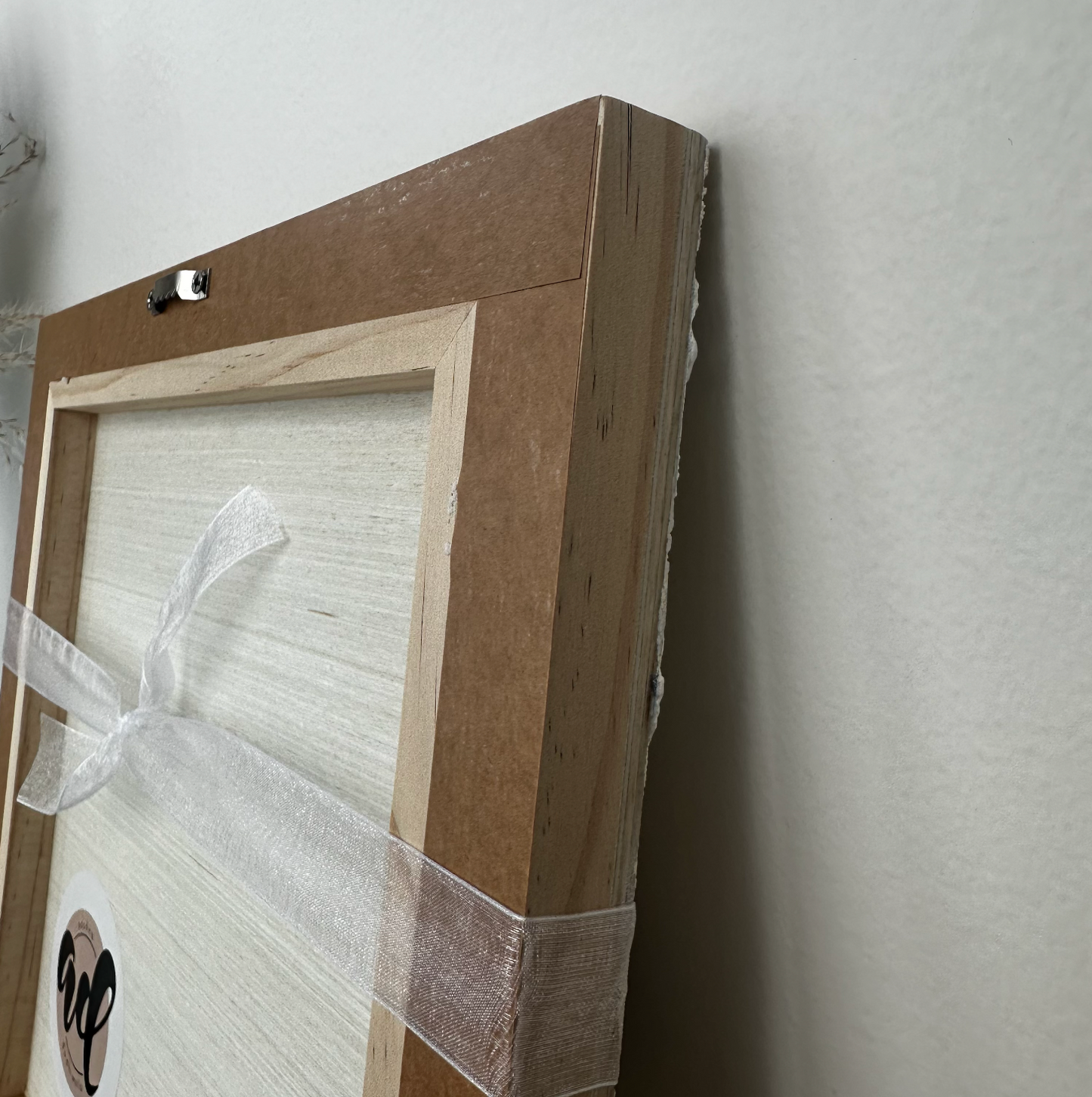 Monotone Tidal on Wood | 12x12"